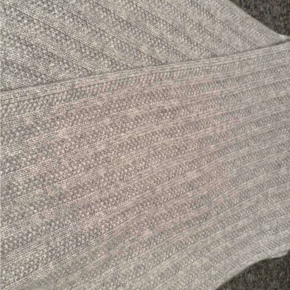 J. Crew Gray Knit Scarf - Picture 3 of 3